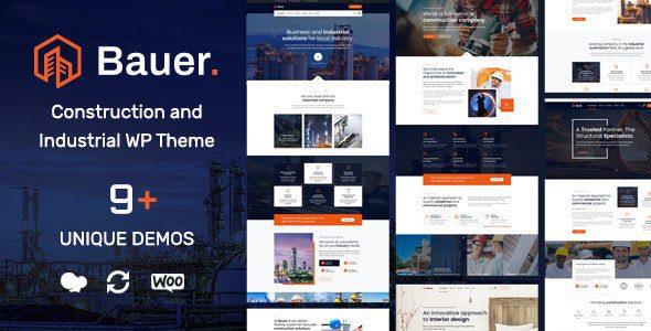 Bauer – Construction and Industrial WordPress Theme v1.14 Download