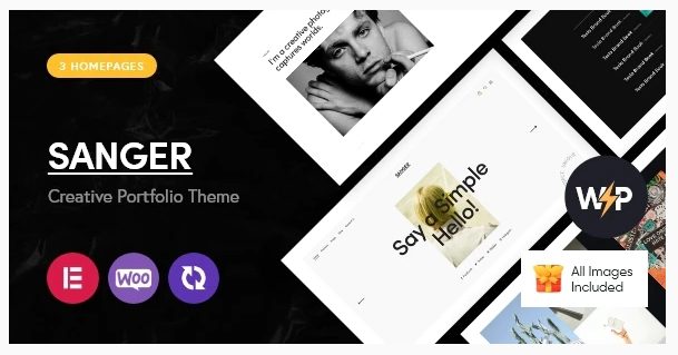 Sanger – Personal Portfolio for Creatives Theme 1.2.0 Download