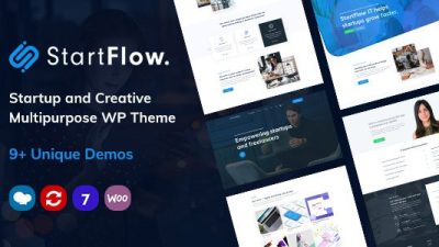 Start Flow v1.15 – Startup and Creative Multipurpose WordPress Theme Download