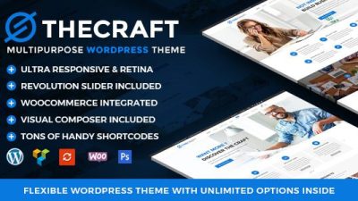 TheCraft v.1.16 Responsive Multipurpose WordPress Theme Download