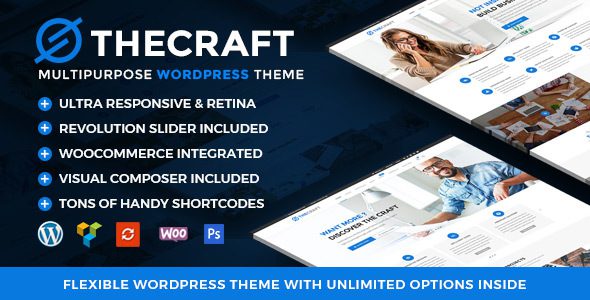 TheCraft v.1.16 Responsive Multipurpose WordPress Theme Download