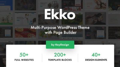 Ekko – Multi-Purpose WordPress Theme with Page Builder v3.1 Download