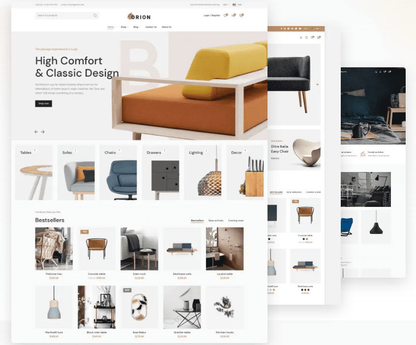 Orion v.1.2.1 – eCommerce Theme For Furniture, Handmade And Decor Download