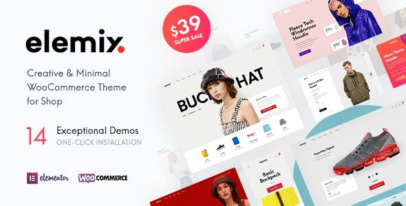 Elemix – Modern & Creative Elementor WooCommerce Theme v1.2.2 Download