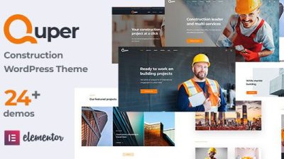 Quper – Construction and Architecture WordPress Theme v1.9 Download