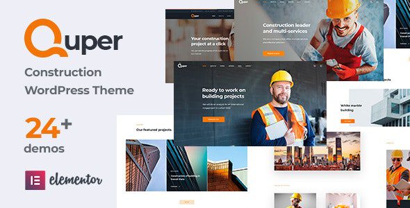 Quper – Construction and Architecture WordPress Theme v1.9 Download