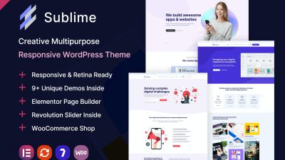 Sublime | Creative Multipurpose WordPress Theme v1.2 Download