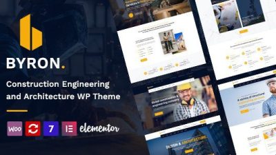 Byron – Construction and Engineering WordPress Theme v1.8 Download