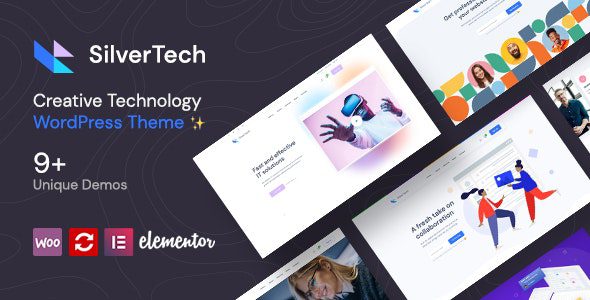Silvertech v.1.3 – Creative WordPress Theme Download