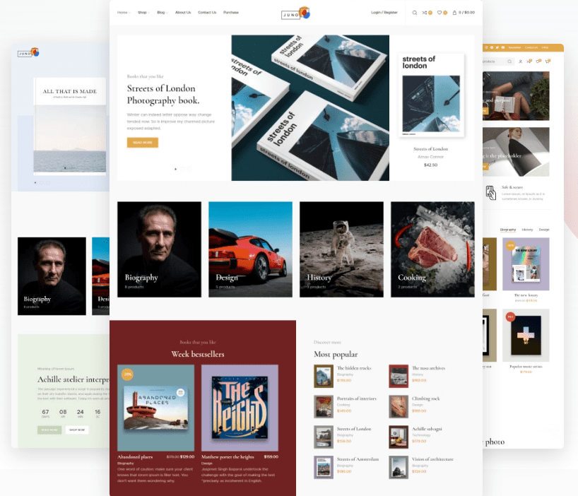 Juno v.1.2.1 – Premium Theme For Books & Magazine Store Download