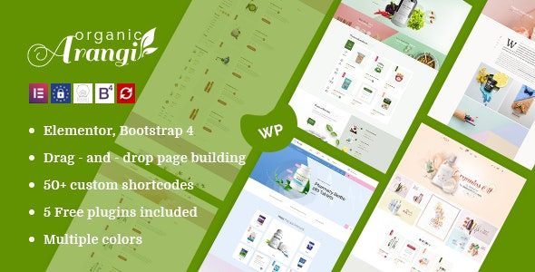 Arangi v1.3.9 – Organic WooCommerce Theme Download