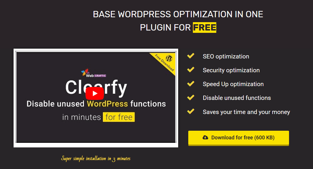 Webcraftic Clearfy v2.0.0 Business Pack 1.4.3 Download
