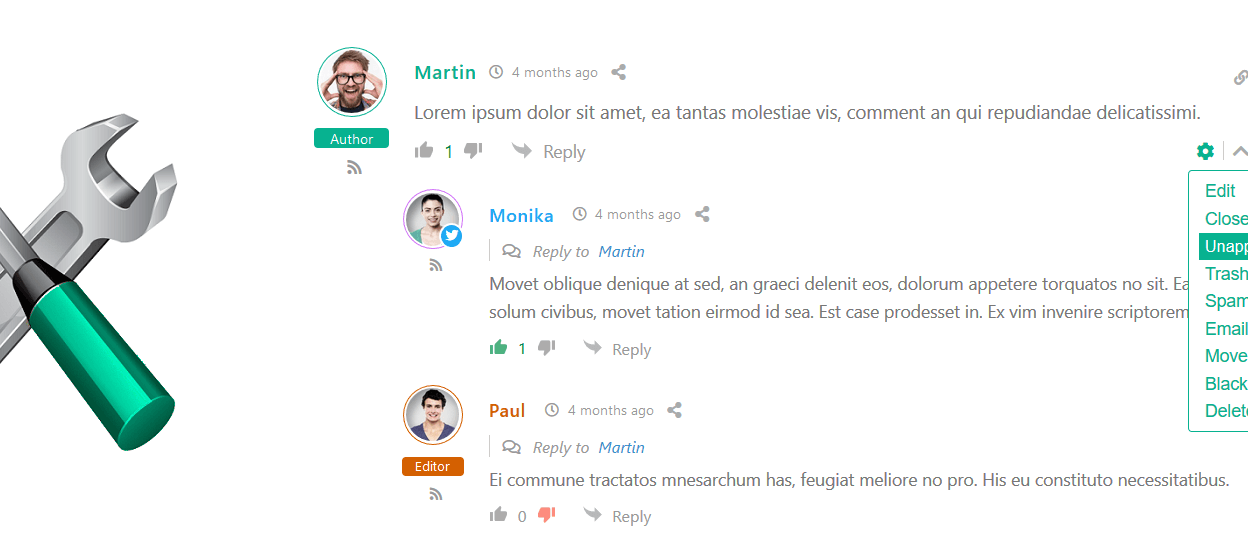 wpDiscuz – Frontend Moderation v.7.0.9 Download
