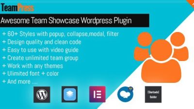 TeamPress v1.4.7 – Team Showcase plugin Download