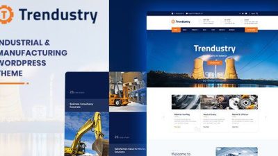 Trendustry v.1.0.7 – Industrial & Manufacturing WordPress Theme Download