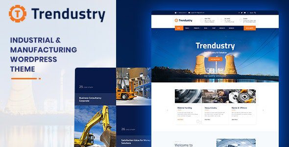 Trendustry v.1.0.7 – Industrial & Manufacturing WordPress Theme Download