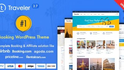 Traveler – Travel Booking WordPress Theme v.2.9.7 Download