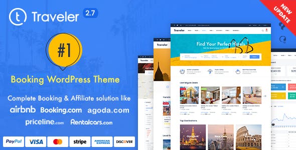 Traveler – Travel Booking WordPress Theme v.2.9.7 Download
