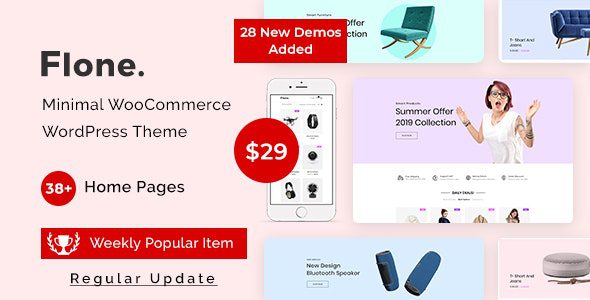 Flone Nulled Minimal WooCommerce WordPress Theme