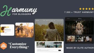Harmuny – Modern WordPress Blog Theme v1.4.0 Download