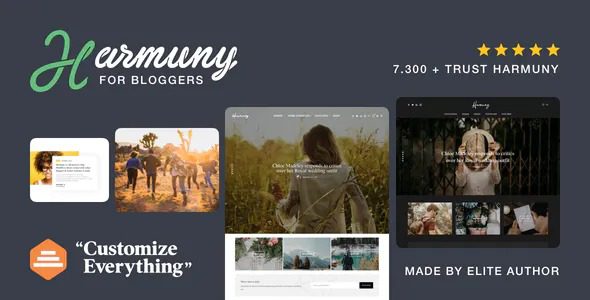 Harmuny – Modern WordPress Blog Theme v1.4.0 Download