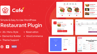 WP Cafe – Restaurant Reservation and Food Menu Plugin for WordPress v1.4.7 Download