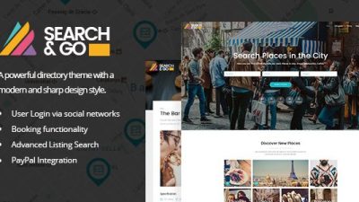 Search & Go v.2.6 – Modern & Smart Directory Theme Download