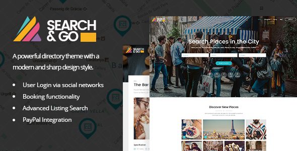 Search & Go v.2.6 – Modern & Smart Directory Theme Download