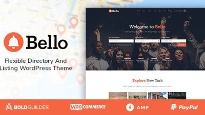 Bello v1.6.4 – Directory & Listing WordPress Theme Download