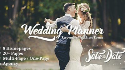 Wedding Planner – Responsive WordPress Theme v4.7 Download