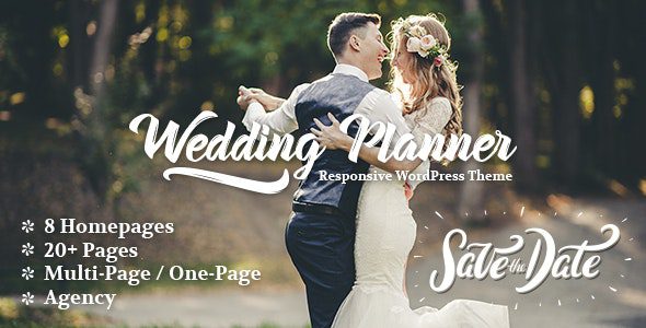 Wedding Planner – Responsive WordPress Theme v4.7 Download