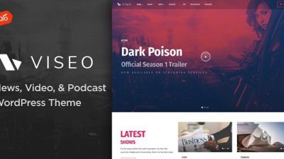Viseo Theme GPL v3.6 – News, Video, & Podcast Theme Download