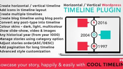 Cool Timeline Pro GPL – WordPress Timeline Plugin v.4.1.2 Download
