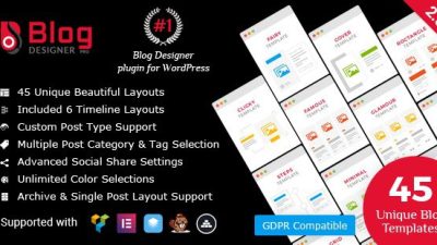 Blog Designer PRO for WordPress v.3.4.1 Download