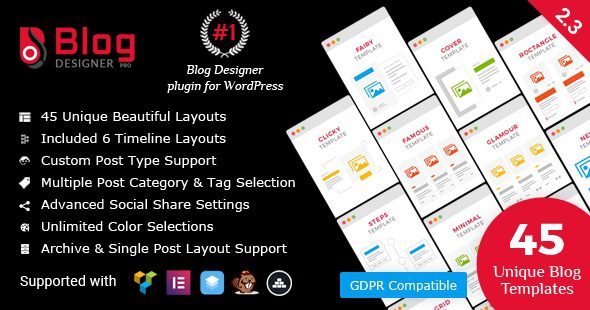 Blog Designer PRO for WordPress v.3.4.1 Download