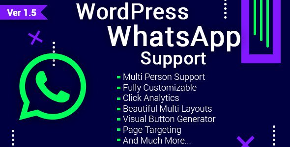 WordPress WhatsApp Support GPL v2.2.0 Download