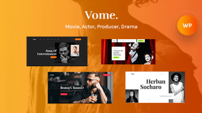 Vome v.1.0.7 – Multipurpose Film Studio Movie Production WordPress Theme