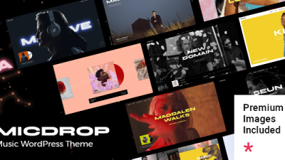 Micdrop v.1.1 – Music WordPress Theme