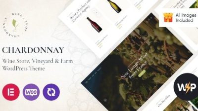 Chardonnay GPL v1.1 – Wine Store & Vineyard WordPress Theme Download