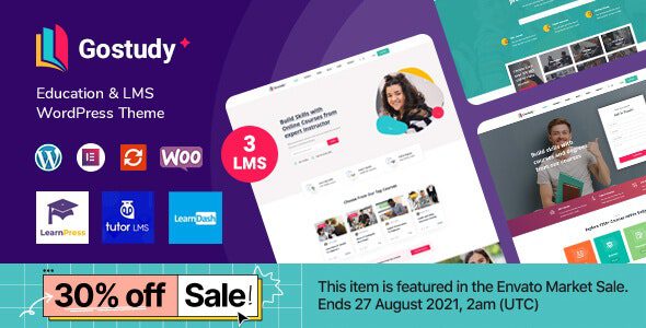 Gostudy – Education WordPress Theme v2.0.5 Download