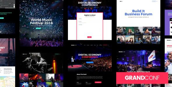 Grand Conference | Event WordPress Theme GPL v4.6 Download