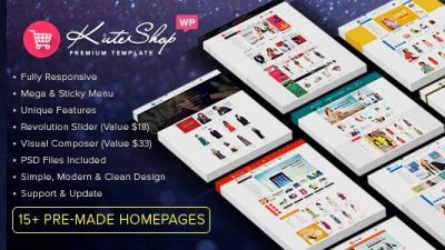 KuteShop – Multipurpose WooCommerce WordPress Theme (RTL Supported) v.4.0.4 Download
