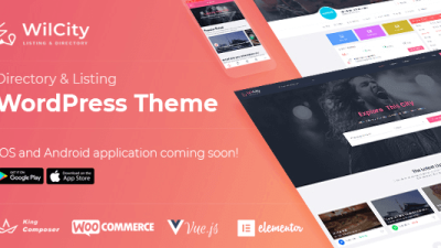 Wilcity GPL – Directory Listing WordPress Theme + App v.1.4.18 Download