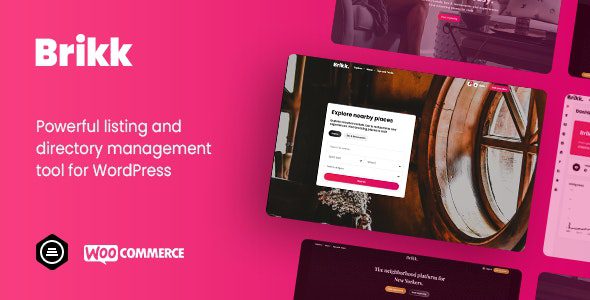 Brikk GPL – Directory & Listing WordPress Theme v1.6.0.5 Download