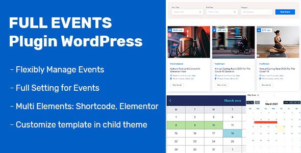 FullEvents – Event Plugin WordPress v.1.0.7 Download