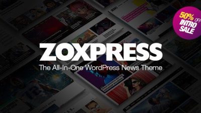 ZoxPress GPL – All-In-One WordPress News Theme v.2.08.0 Download