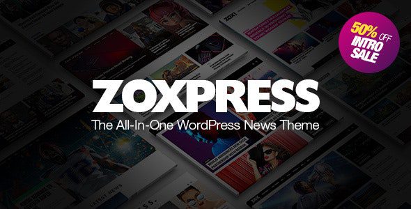ZoxPress GPL – All-In-One WordPress News Theme v.2.08.0 Download