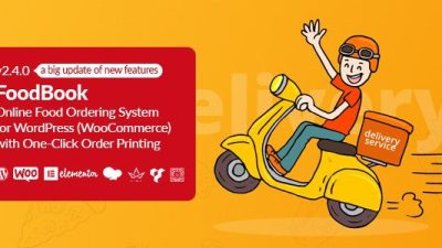 FoodBook Online Food Ordering System for WordPress with One-Click Order Printing GPL v4.2.0 Download