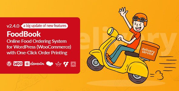 FoodBook Online Food Ordering System for WordPress with One-Click Order Printing GPL v4.2.0 Download