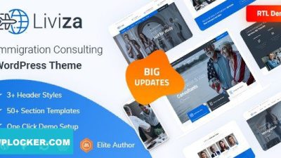 Liviza Theme GPL v2.7 – Immigration Consulting WordPress Websites Download